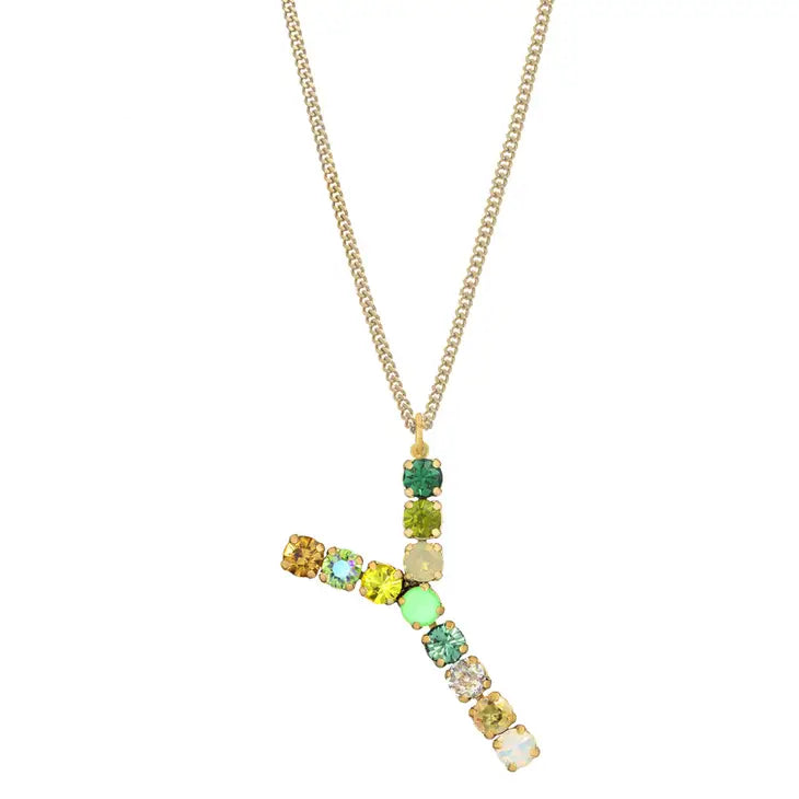 Monogram in Colors Necklace - Choose Your Initial