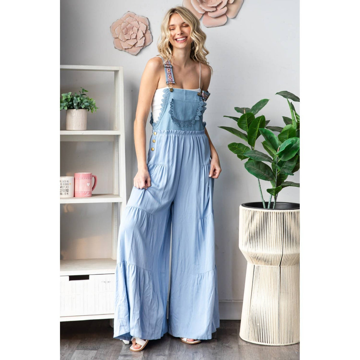 Jumpsuit: Blue
