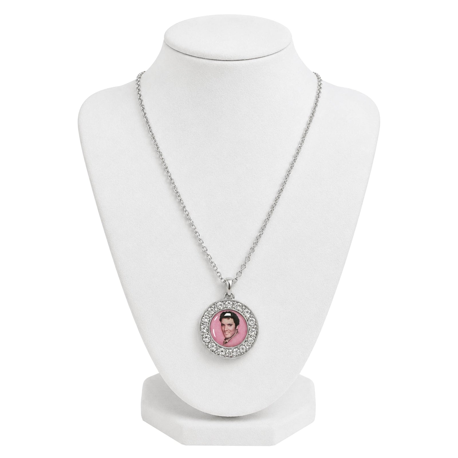 Elvis Necklace - Pink With Stones