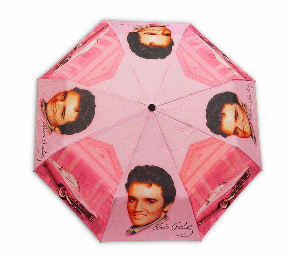 Elvis Umbrella - Pink Cars