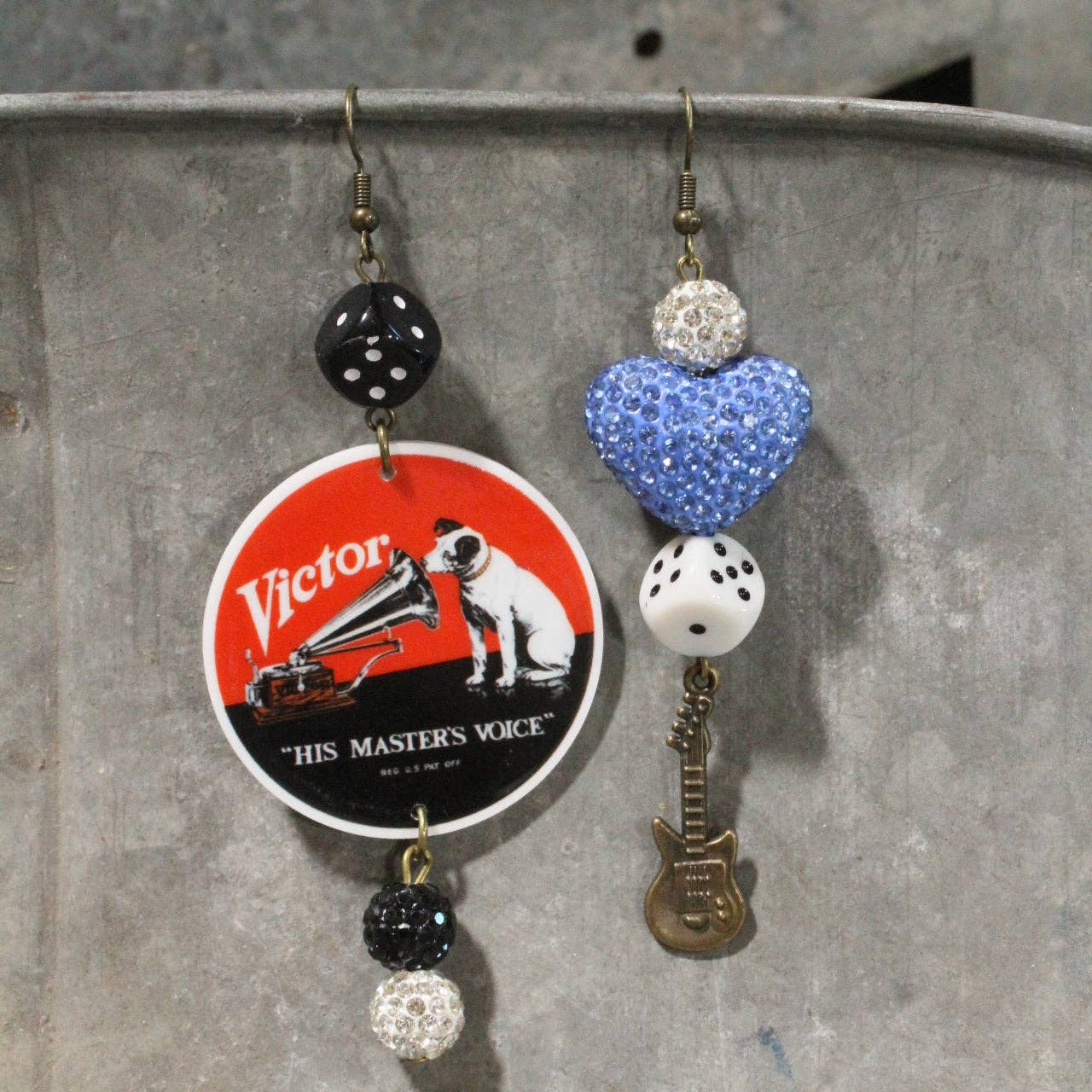 Elvis A Chart Topper Dangle Earrings