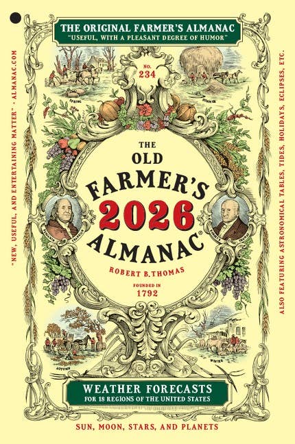 2026 Old Farmer's Almanac   LAST PRINT EDITION