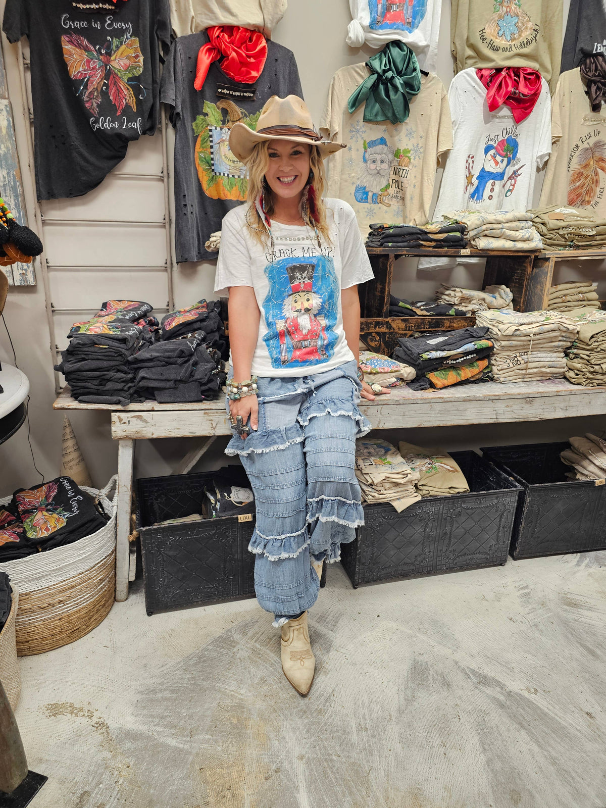 Crack Me Up Nutcracker Tattered Shirt