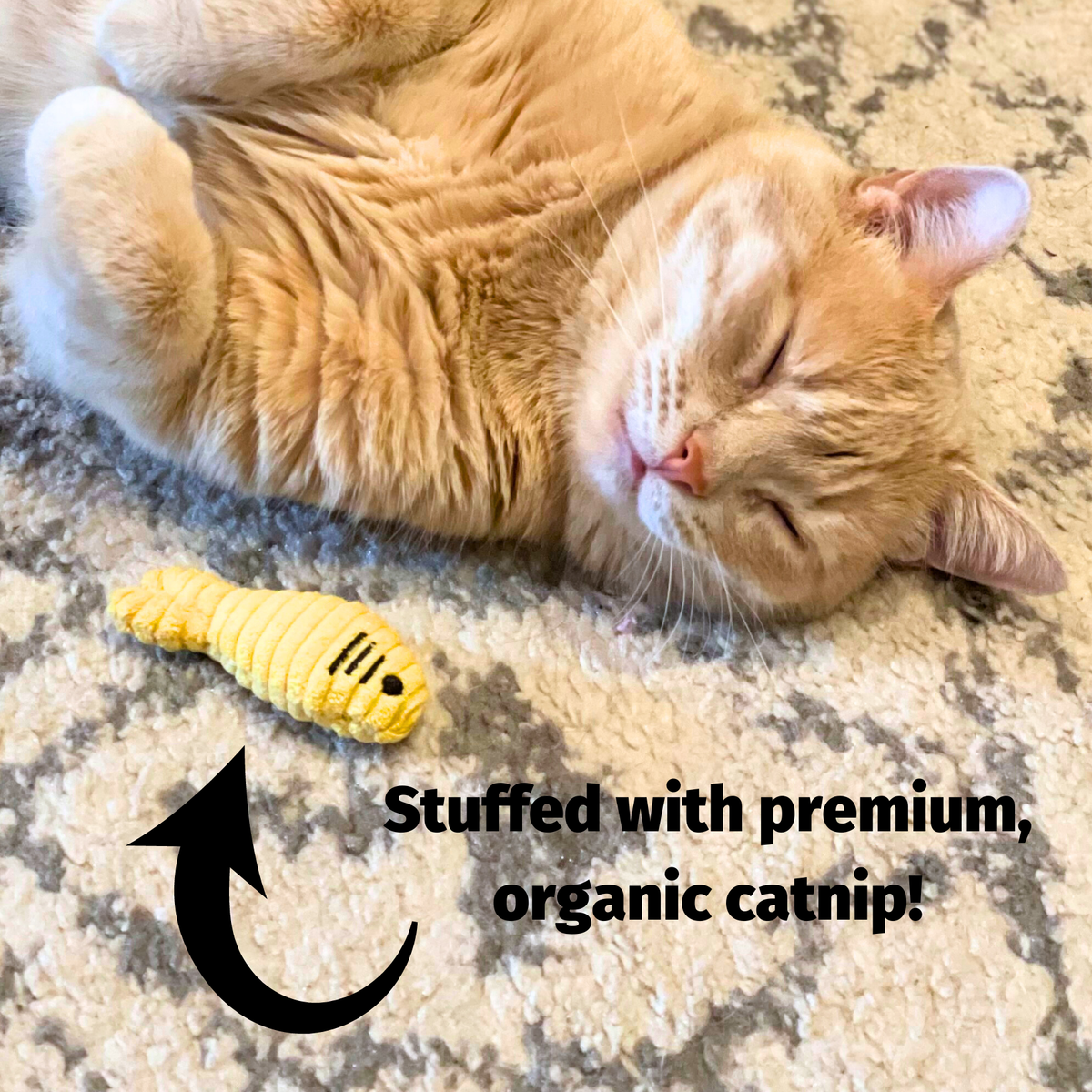 HuggleKats® Wee Fellar Squirrelie Cat Toy