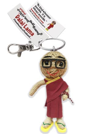 Dalai Lama String Doll Keychain