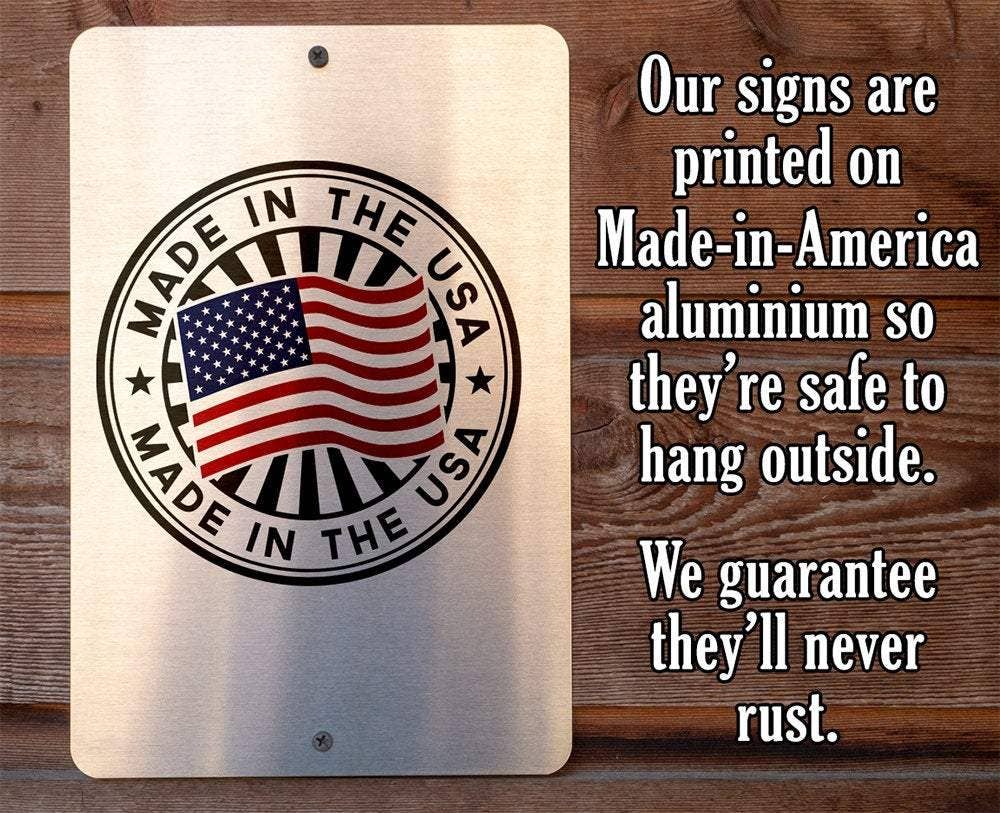 Let's Keep The Dumbfuckery - Metal Sign: 8 x 12