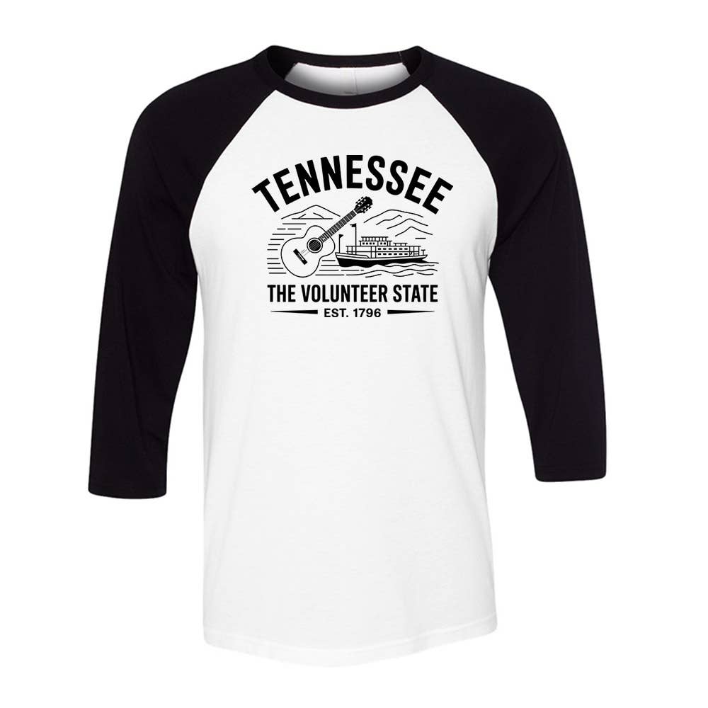 Volunteer State Tennessee Raglan Shirt