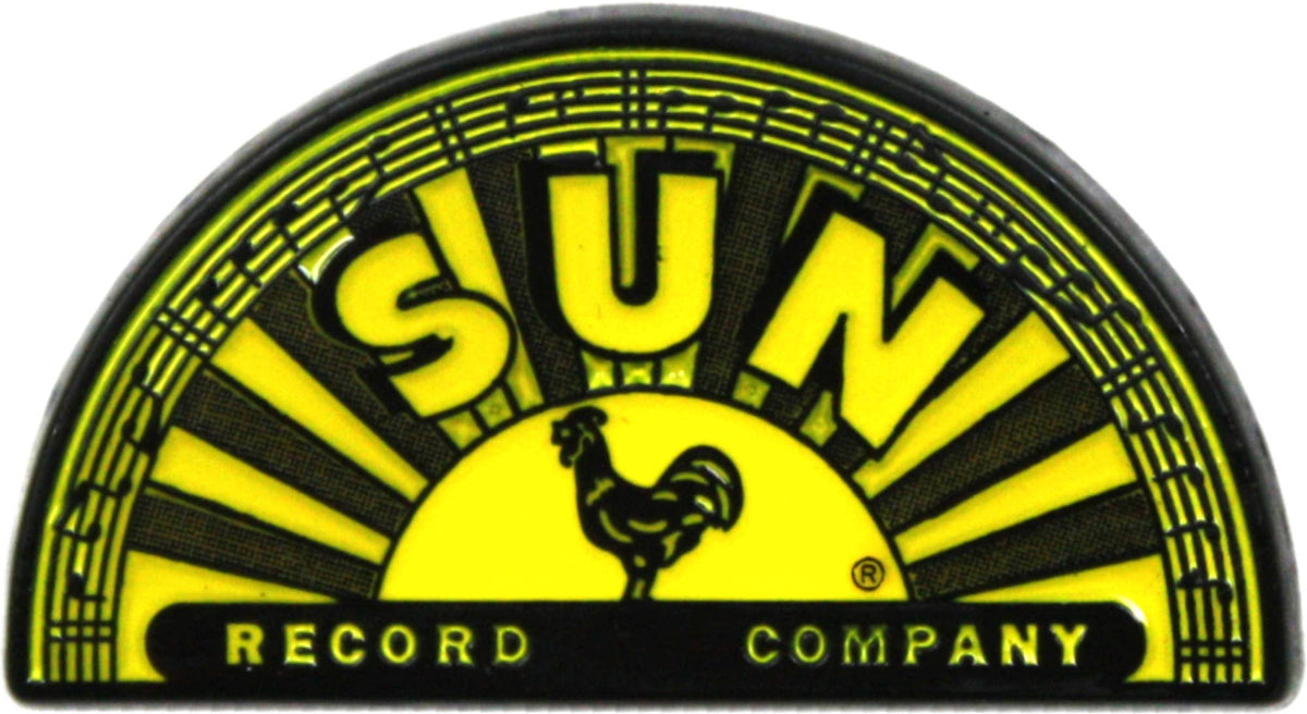 Enamel Pin - Sun Records Logo - Country Music Bands Elvis
