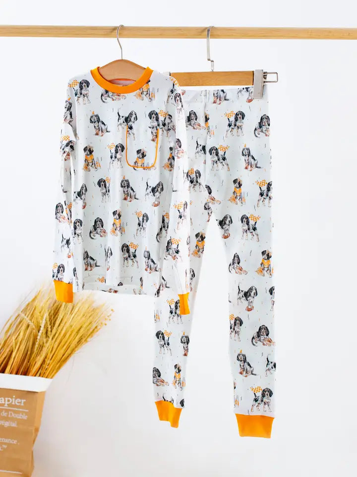 Tennessee's MVP Print Organic Cotton Pajama Set