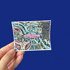 Pop Art STICKERS by Natalie Cooper