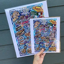 Pop Art STICKERS by Natalie Cooper