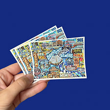 Pop Art STICKERS by Natalie Cooper