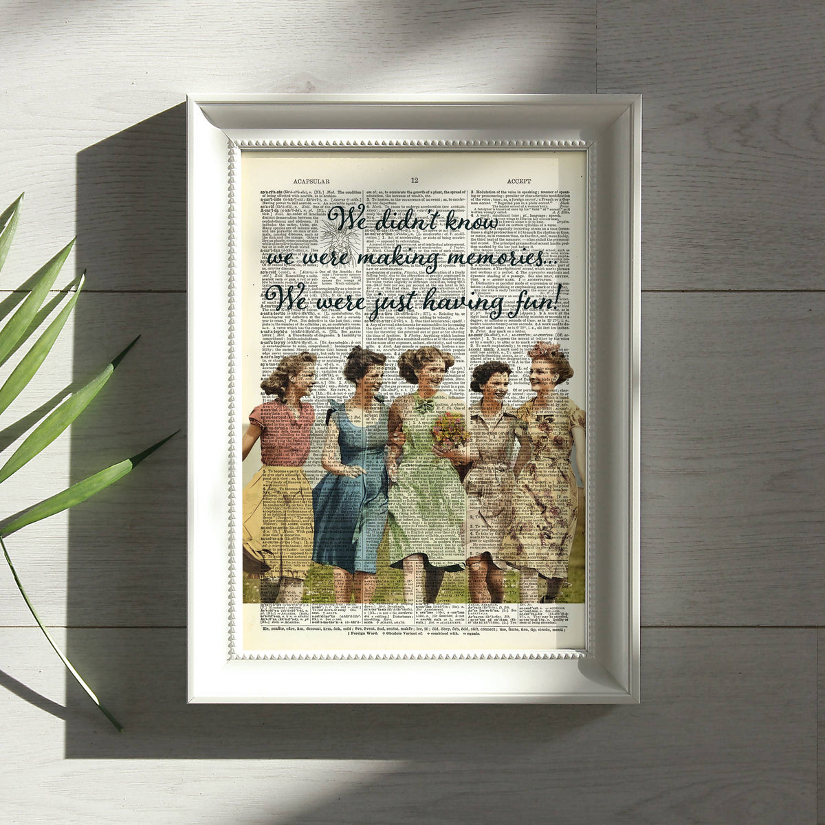 Art Print Dictionary Page | We Didn't Know
