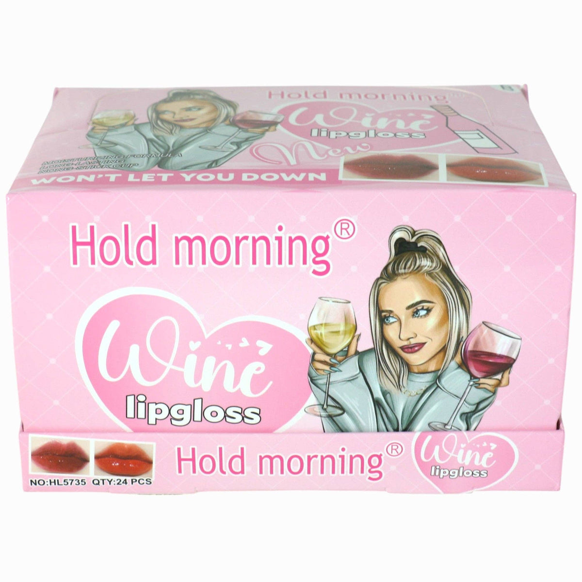 Hold Morning Wine Bottle Lip Gloss