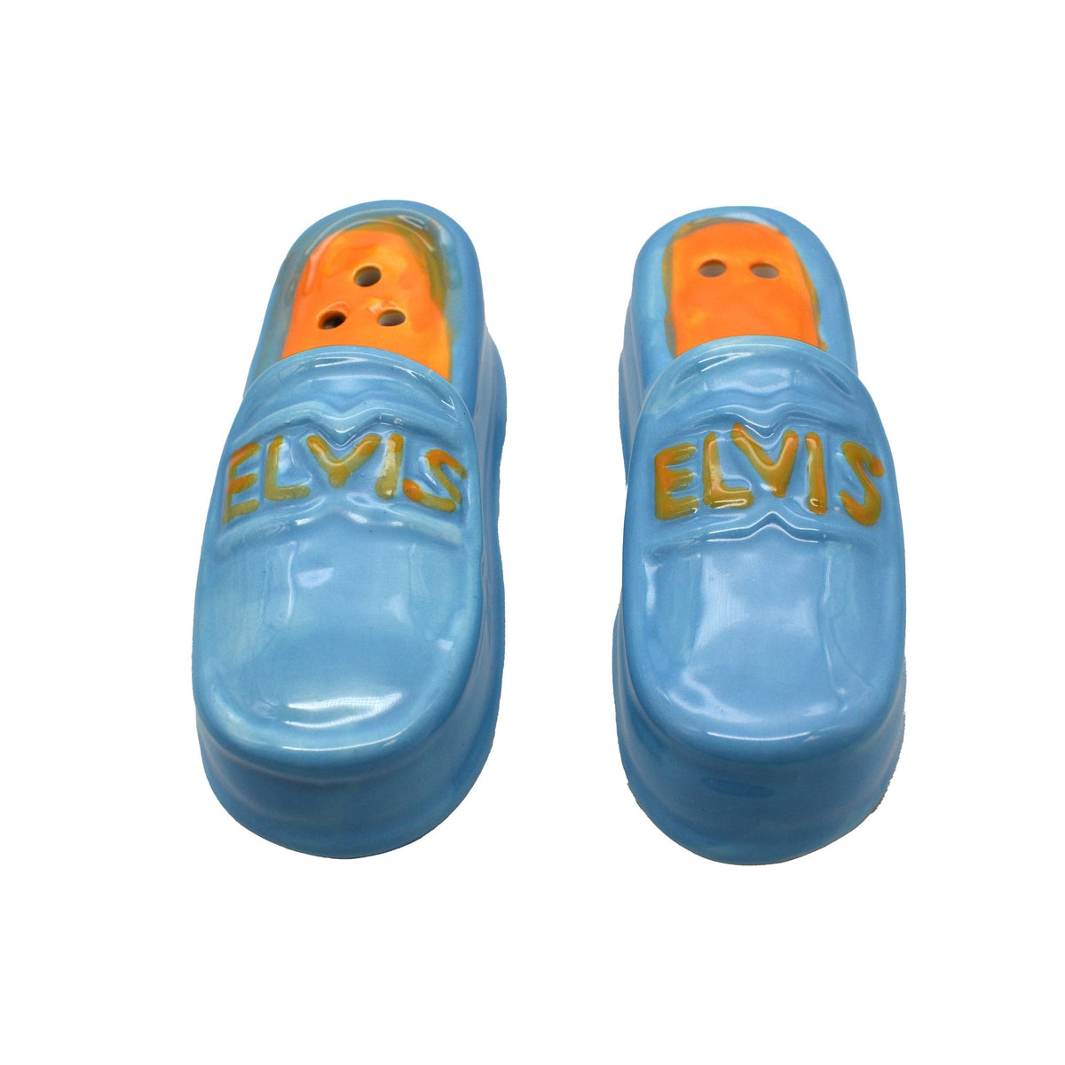 Elvis Salt &amp; Pepper Shakers - Blue Suede Shoes