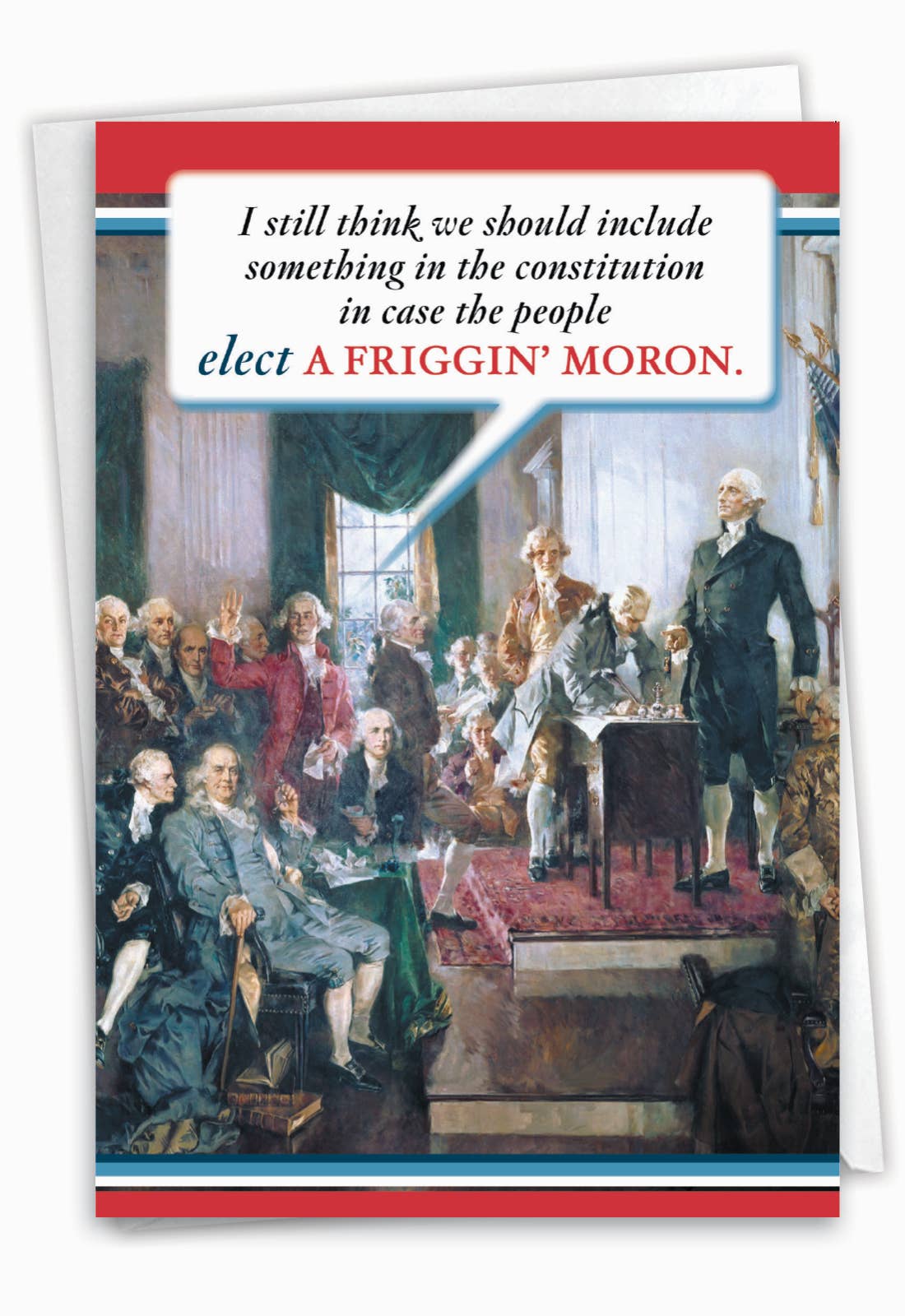 Constitution (0753) Funny Birthday Greeting Card