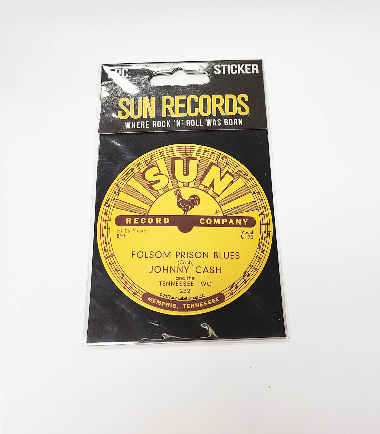 Sun Record Sticker