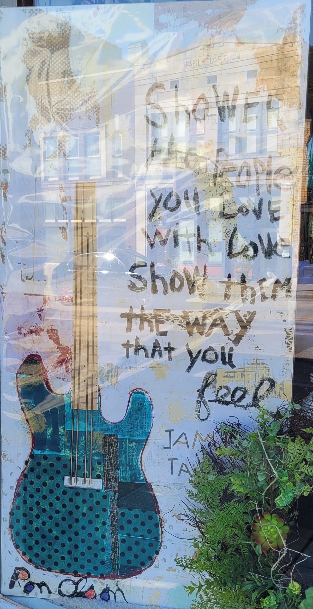 "Shower the People" signed PRINT of an original painting by local Memphian Ron Olson