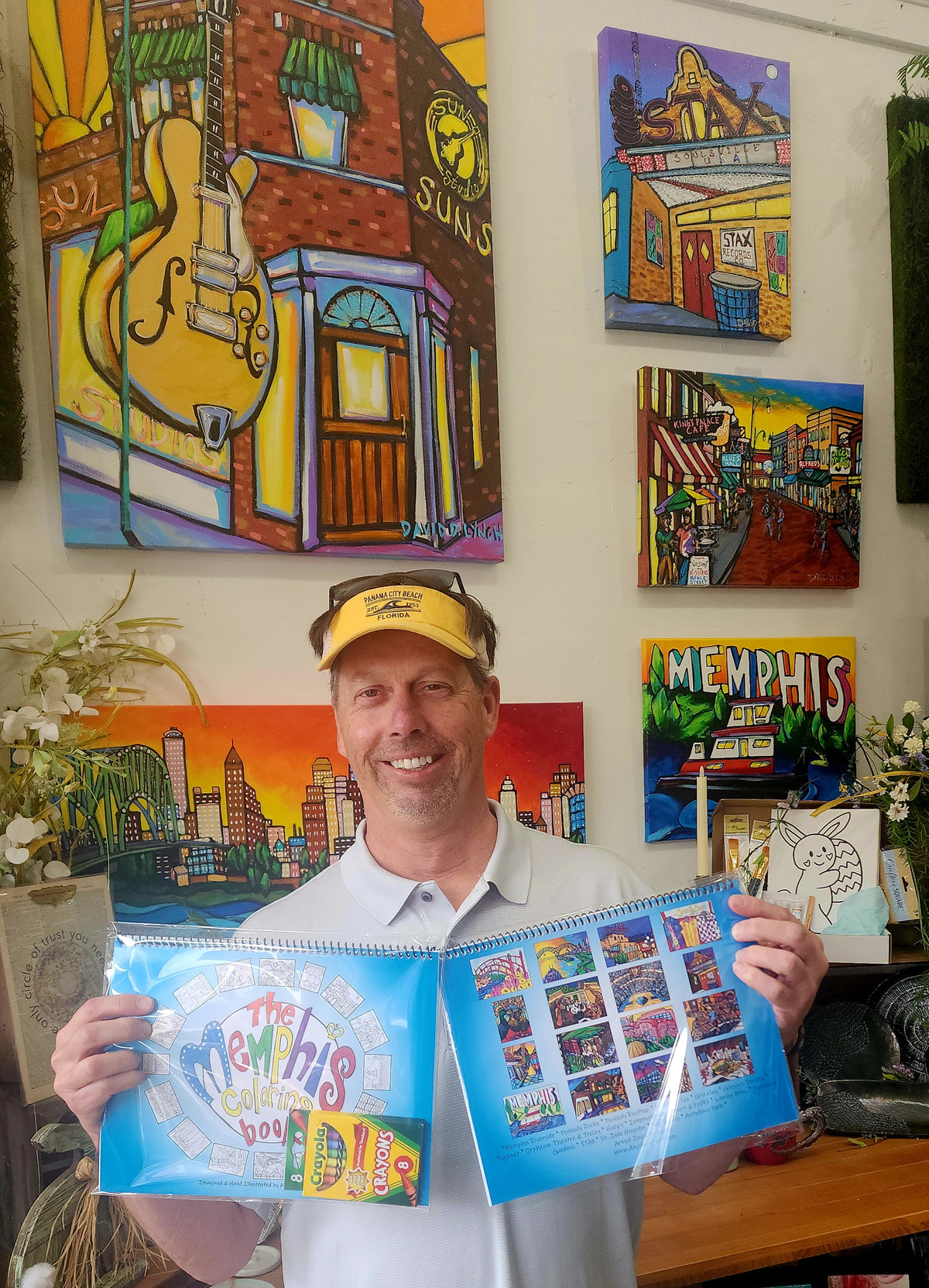 The "Memphis Coloring Book" Created and Designed by David Lynch