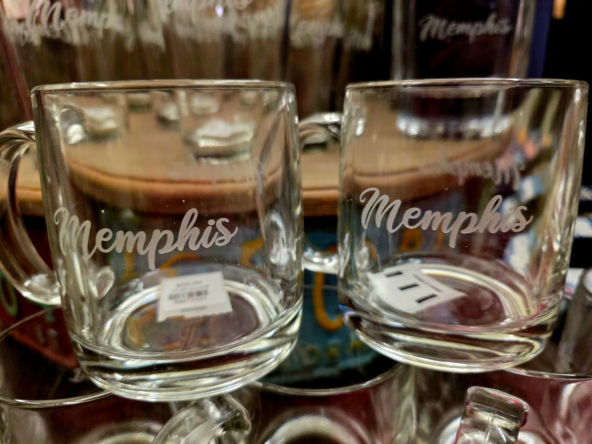 Memphis Barware/Glass Mug