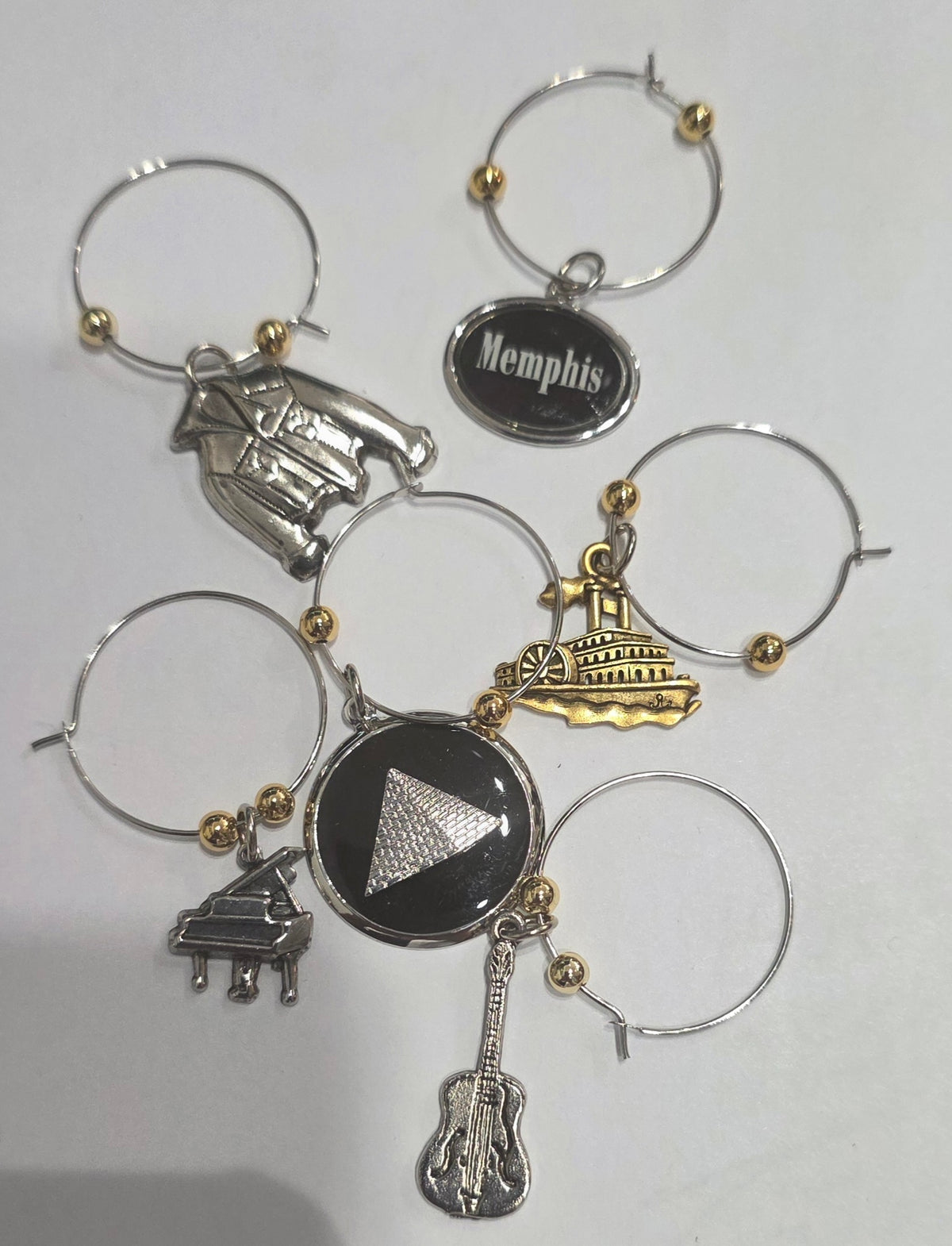 Memphis WINE CHARMS