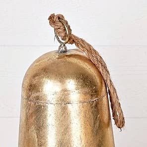 Metal Bell w.Loop-Brushed Gold
