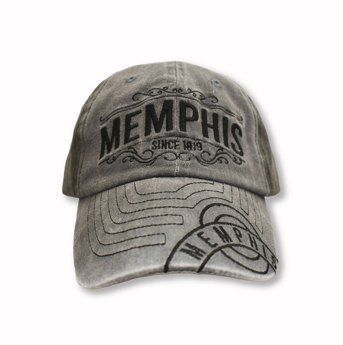 Memphis Hat - Gray And Black Since 1819
