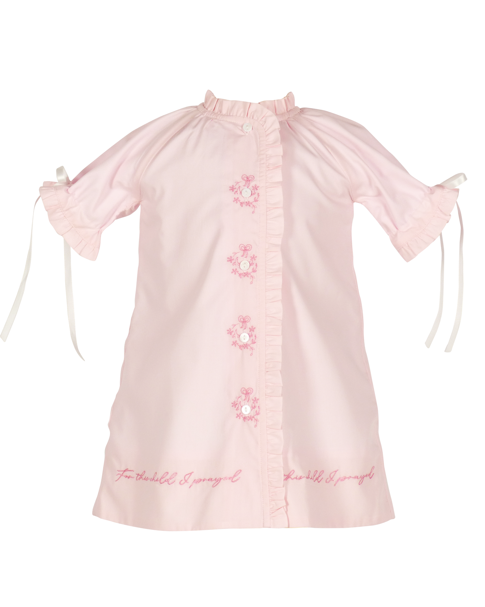 For This Child I Prayed Daygown: Pink: Newborn