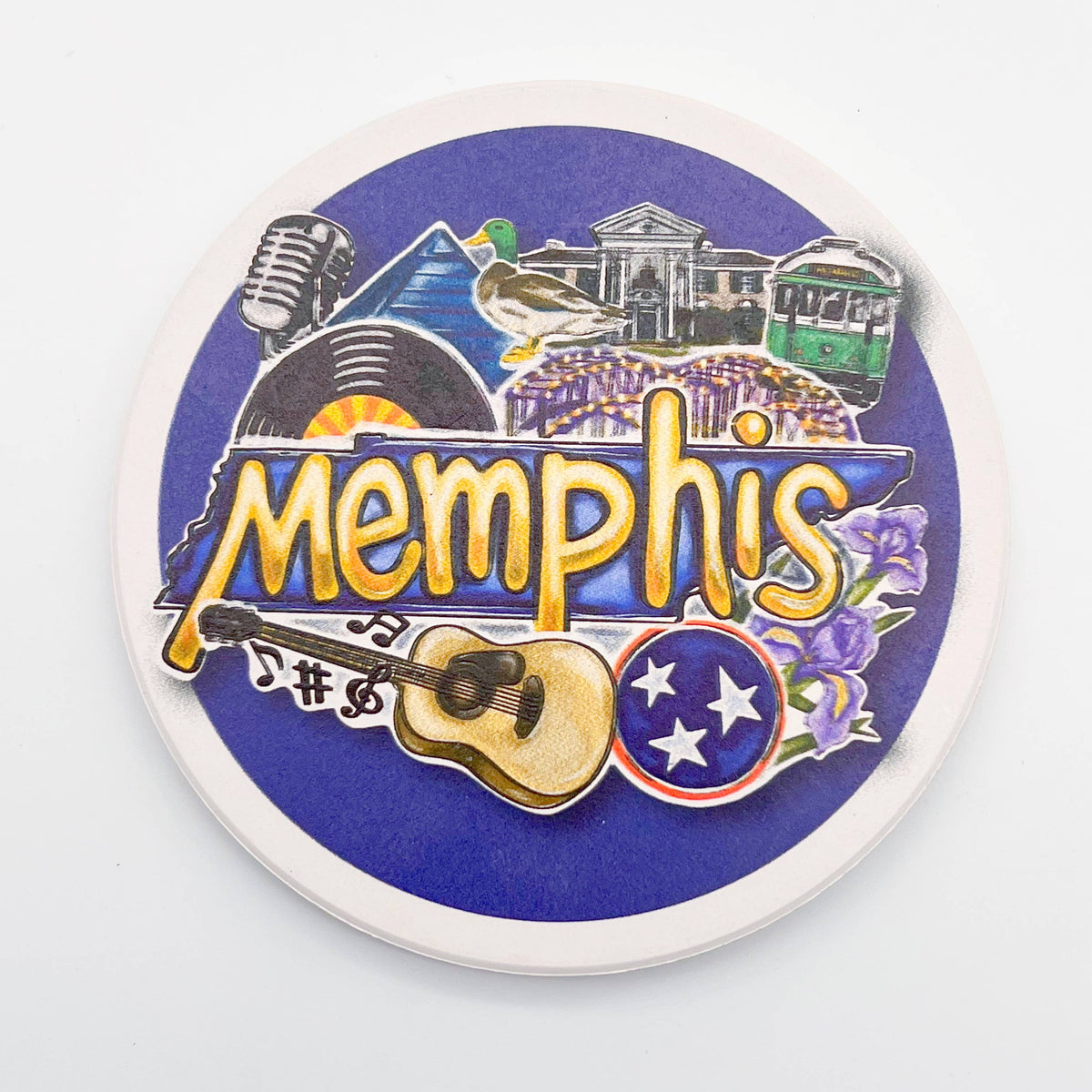 Memphis Coaster - Southern Tennessee Absorbable Stone Decor