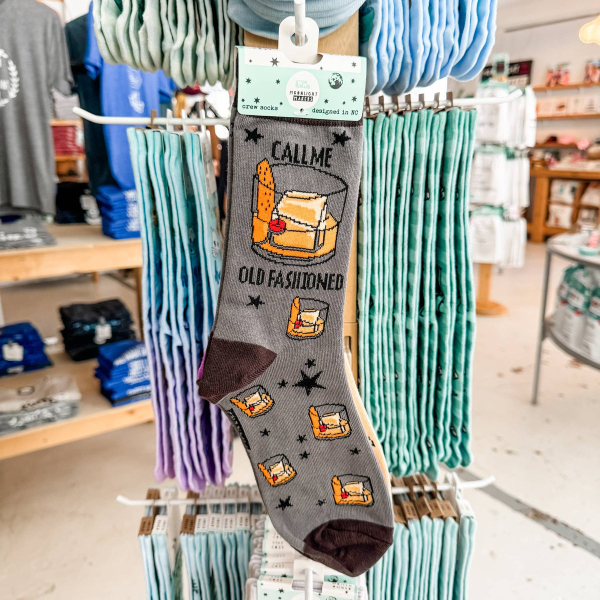 Call Me Old Fashioned - Funny Unisex Socks - Gift for Him