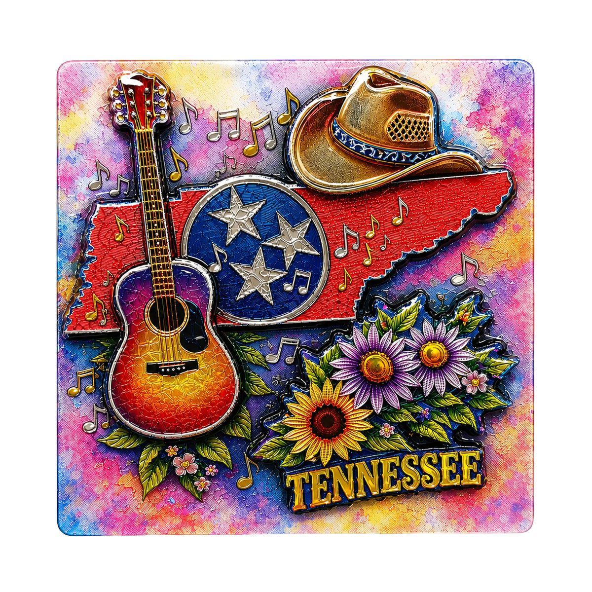 Tennessee Magnet - Spirit Watercolor