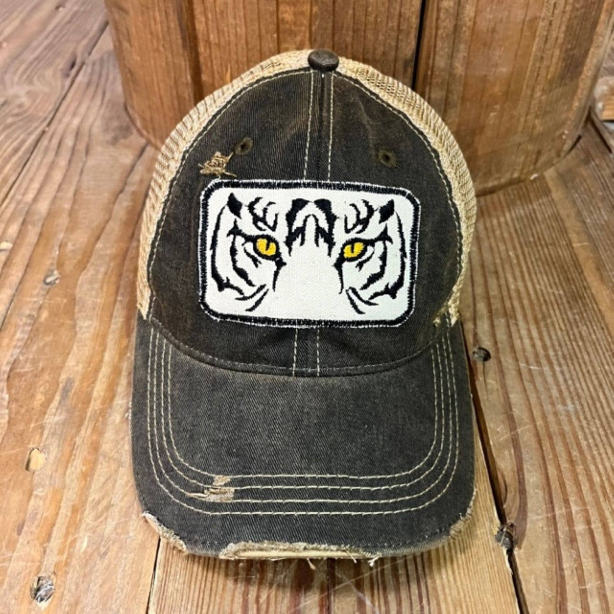 Tiger eyes Hat: Gold