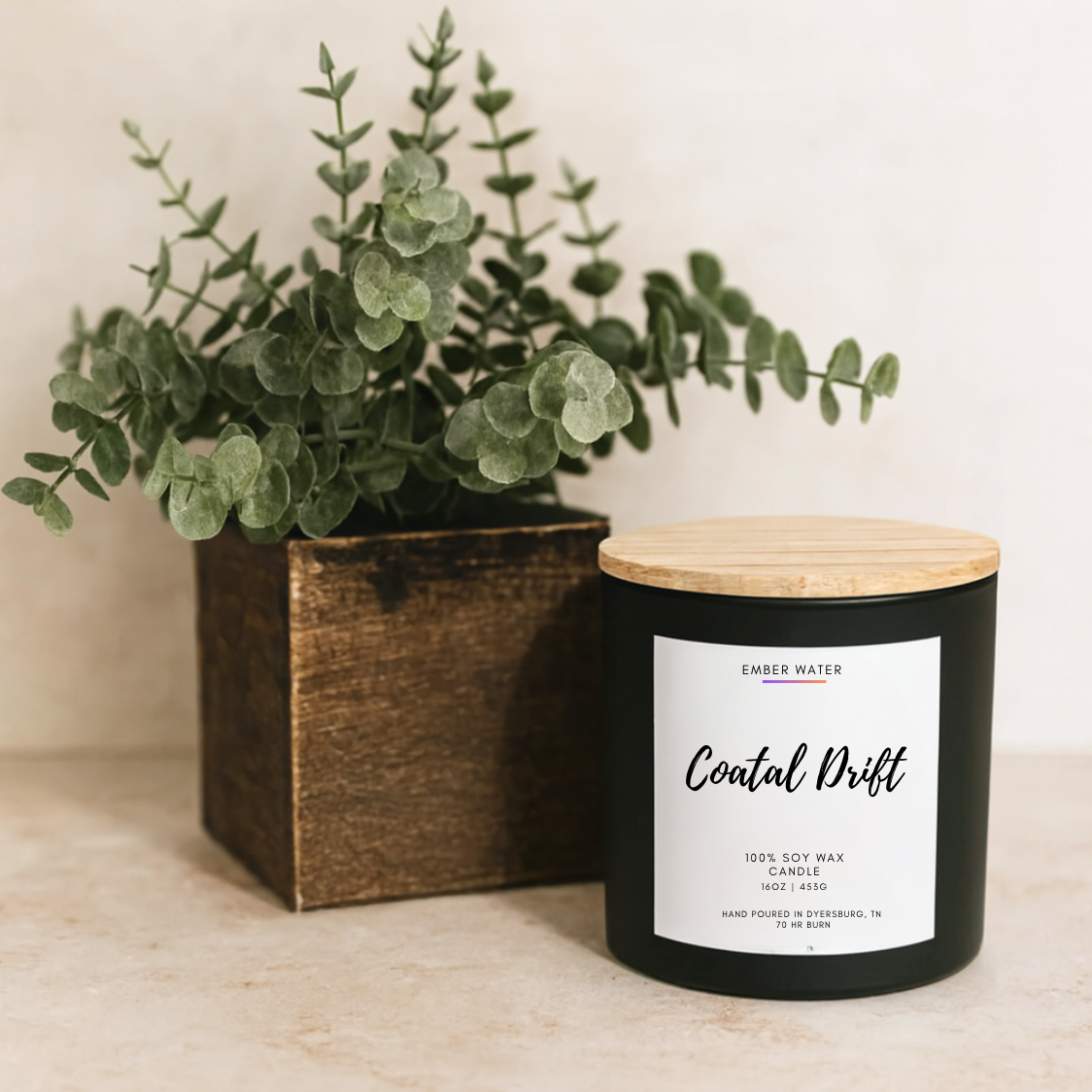 Coastal Drift 16 oz 100% Soy Candle