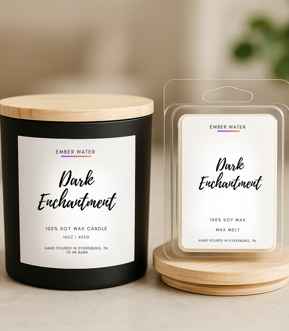 Dark Enchantment 16 oz 100% Soy Candle
