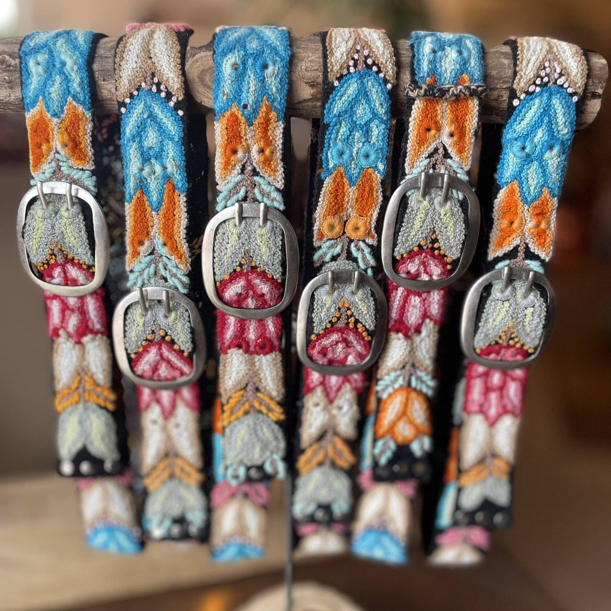 Embroidered belt