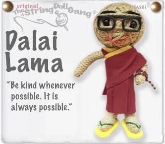 Dalai Lama String Doll Keychain