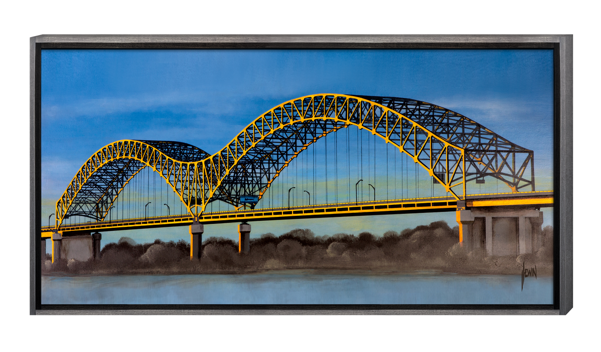Memphis Bridge #2- Artwork by Jeremy Lewin, a local Memphis artist