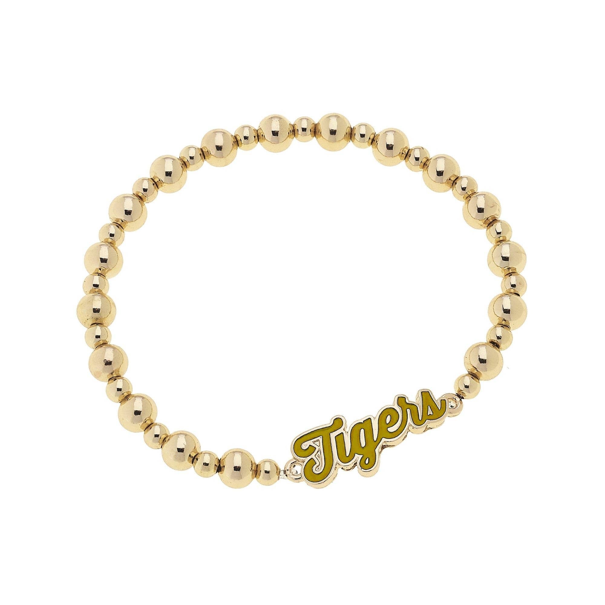 Tigers Autograph Enamel Stretch Bracelet