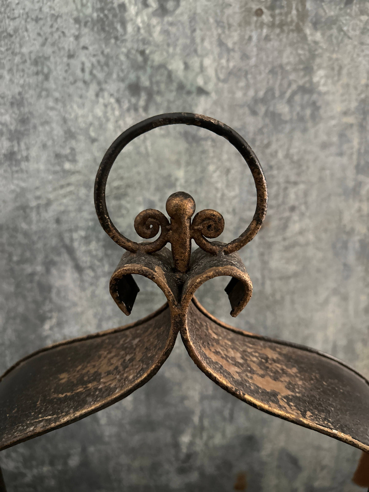 Cast Iron Triple Candleholder
