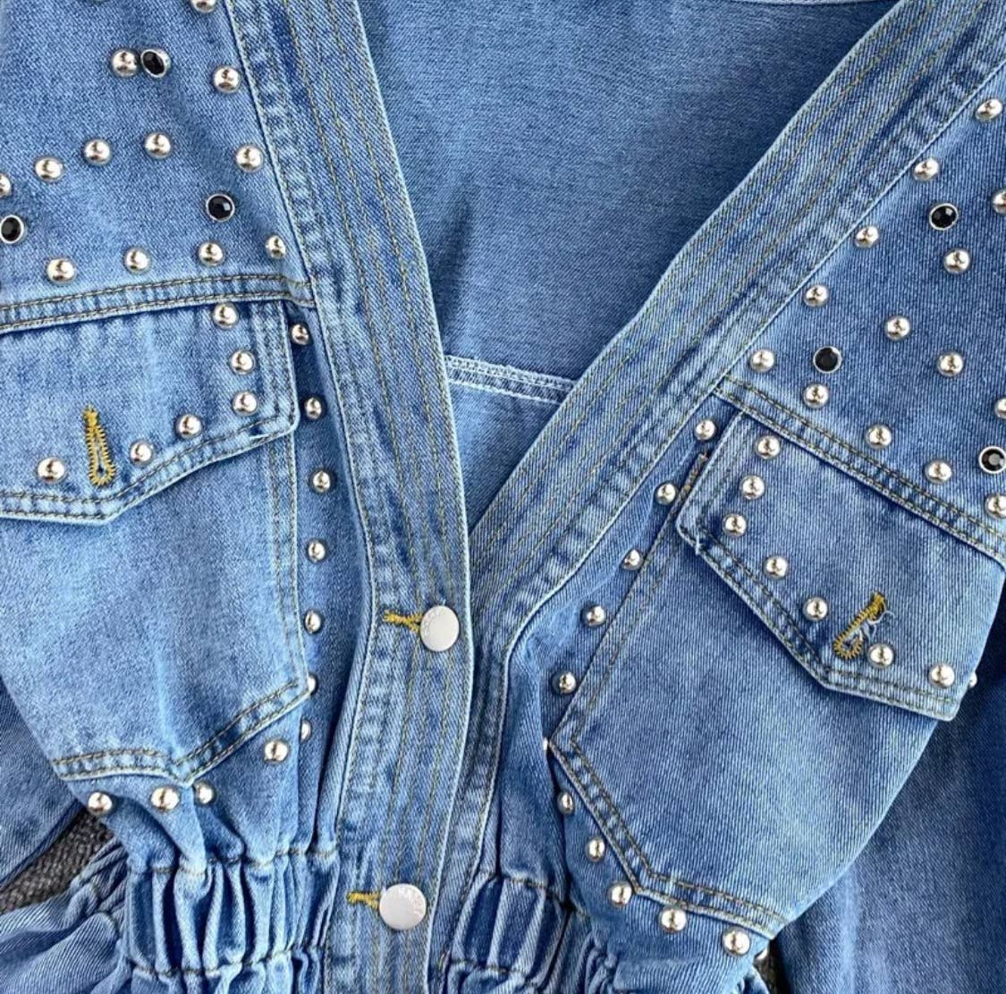 Beaded Denim Shirt / Jacket 