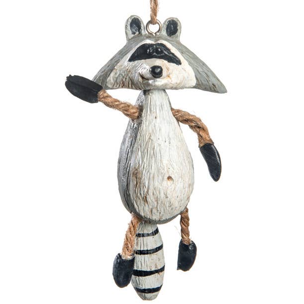 Raccoon Ornament Wildlife by Bert Anderson