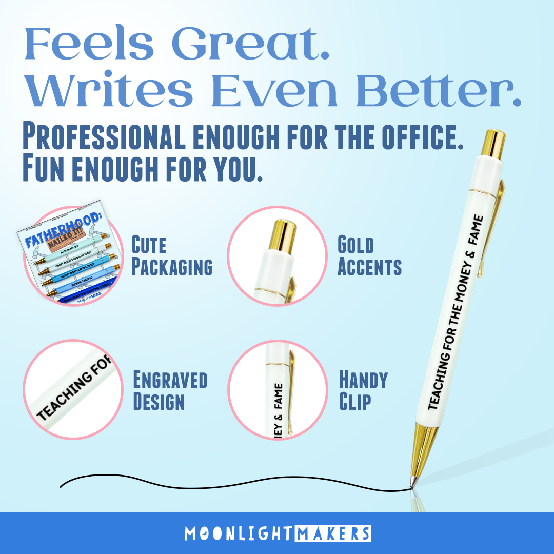 Fatherhood - Pen Set - Funny Dad Gift, Father's Day