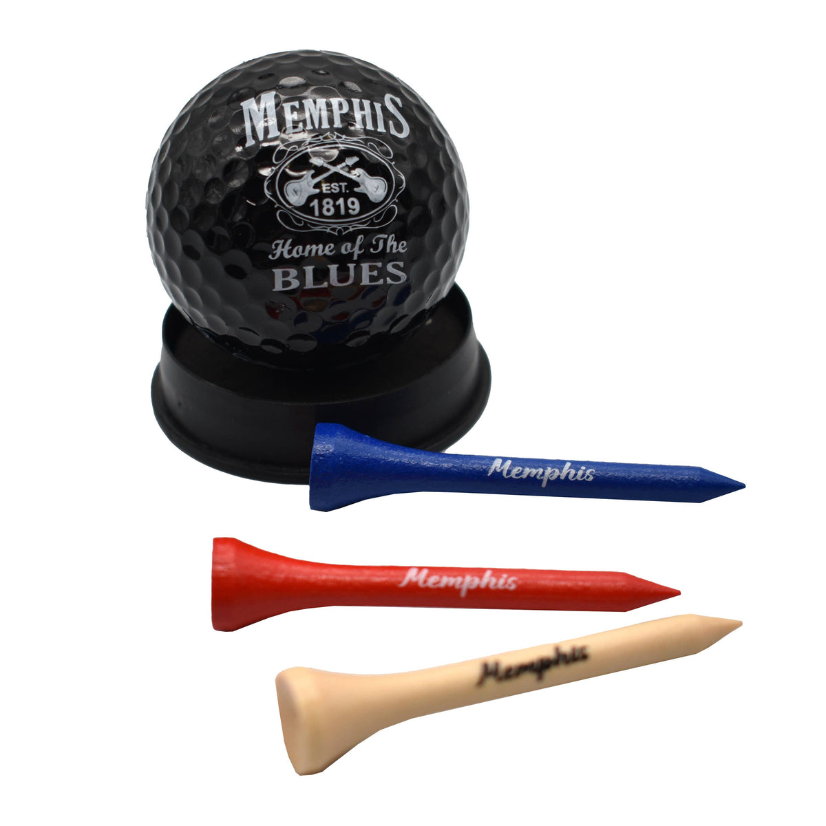 Golf Ball &amp; Tee Set - Memphis Est