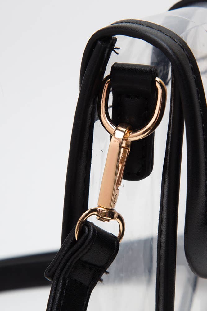 Clear Cross Body Stadium Concert Transparent Handbag