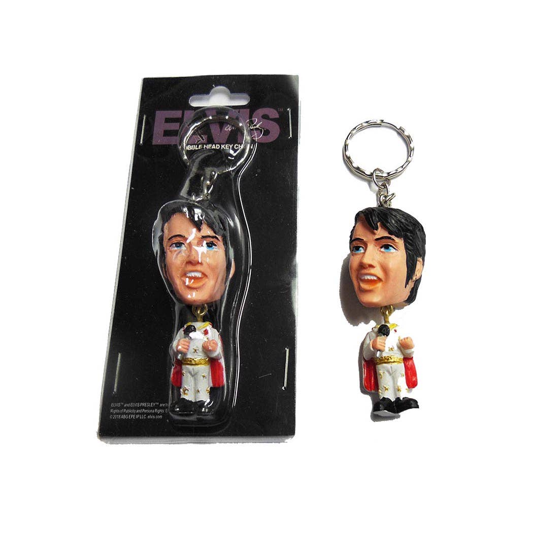 Elvis Keychain - Bobble Head