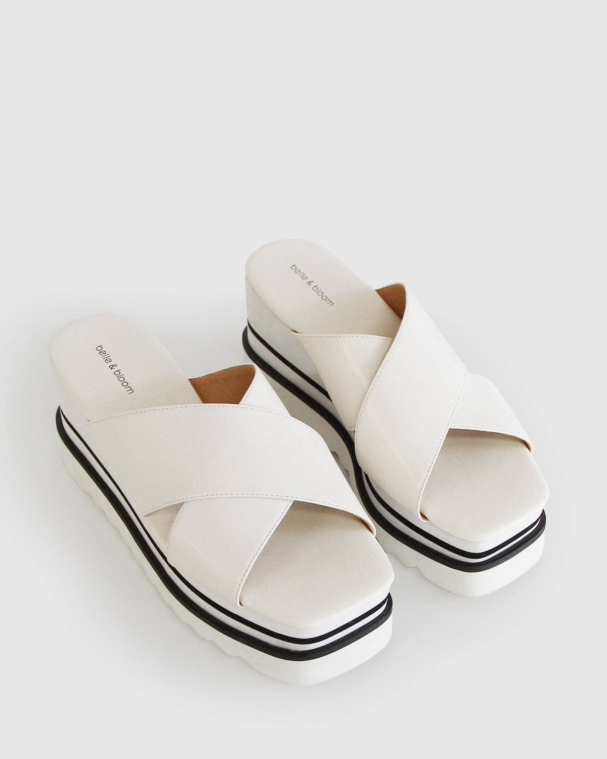 Riviera Platform Slide - White: