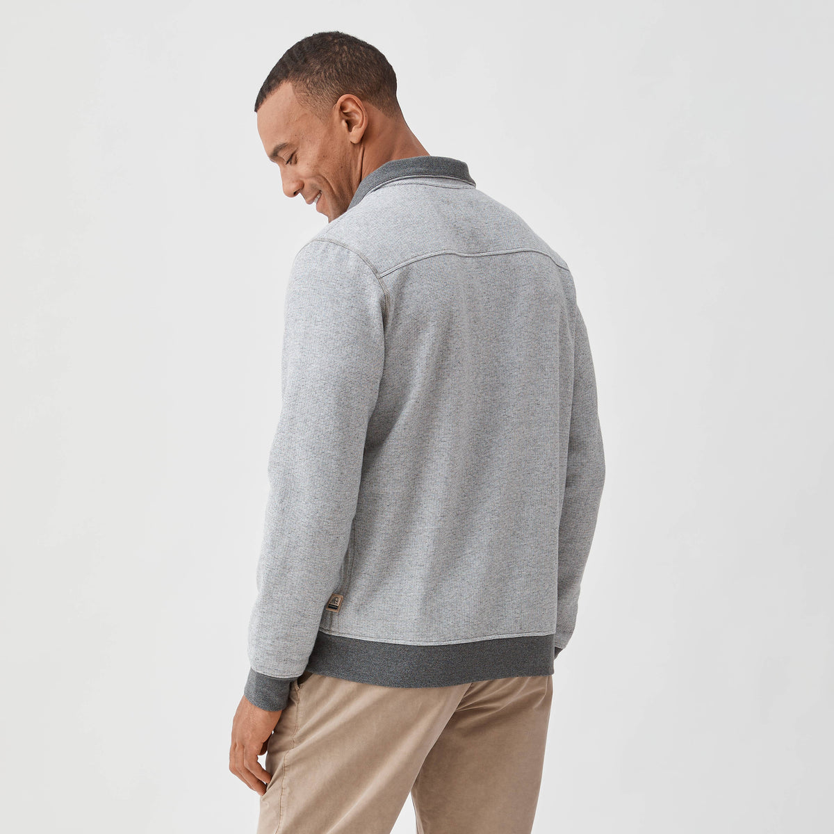 Bobby Fleece Quarter Zip - Black Combo: Gray / Black Combo / Medium