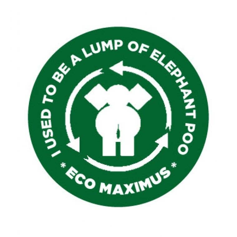 Handmade Elephant Dung Paper Note Cube