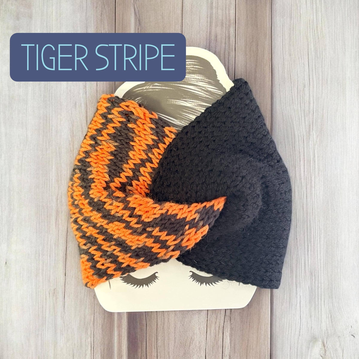 Tiger Stripe Knit Twist Headband | Cincinnati Team Spirit