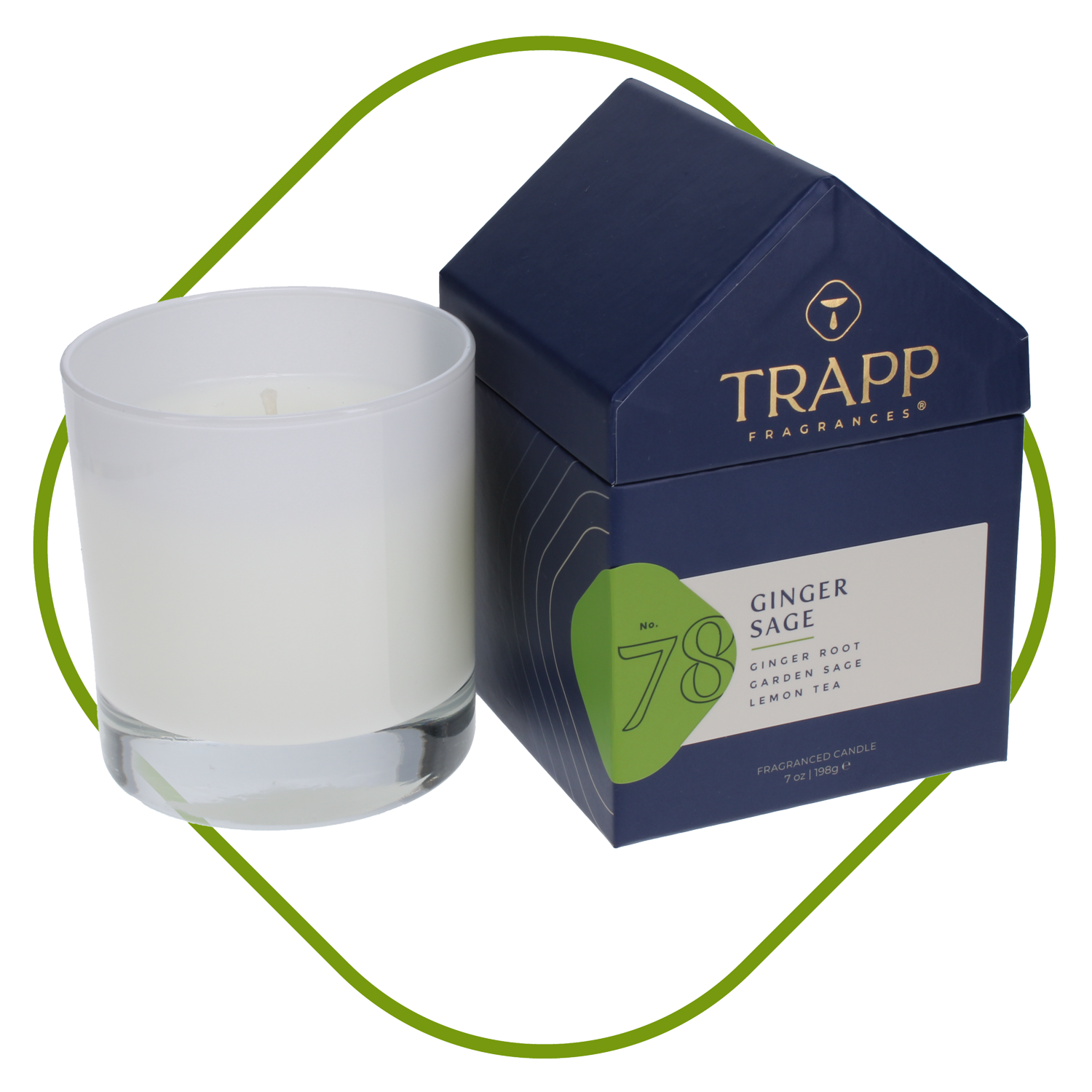 No. 78 Ginger Sage 7 oz. Candle in House Box